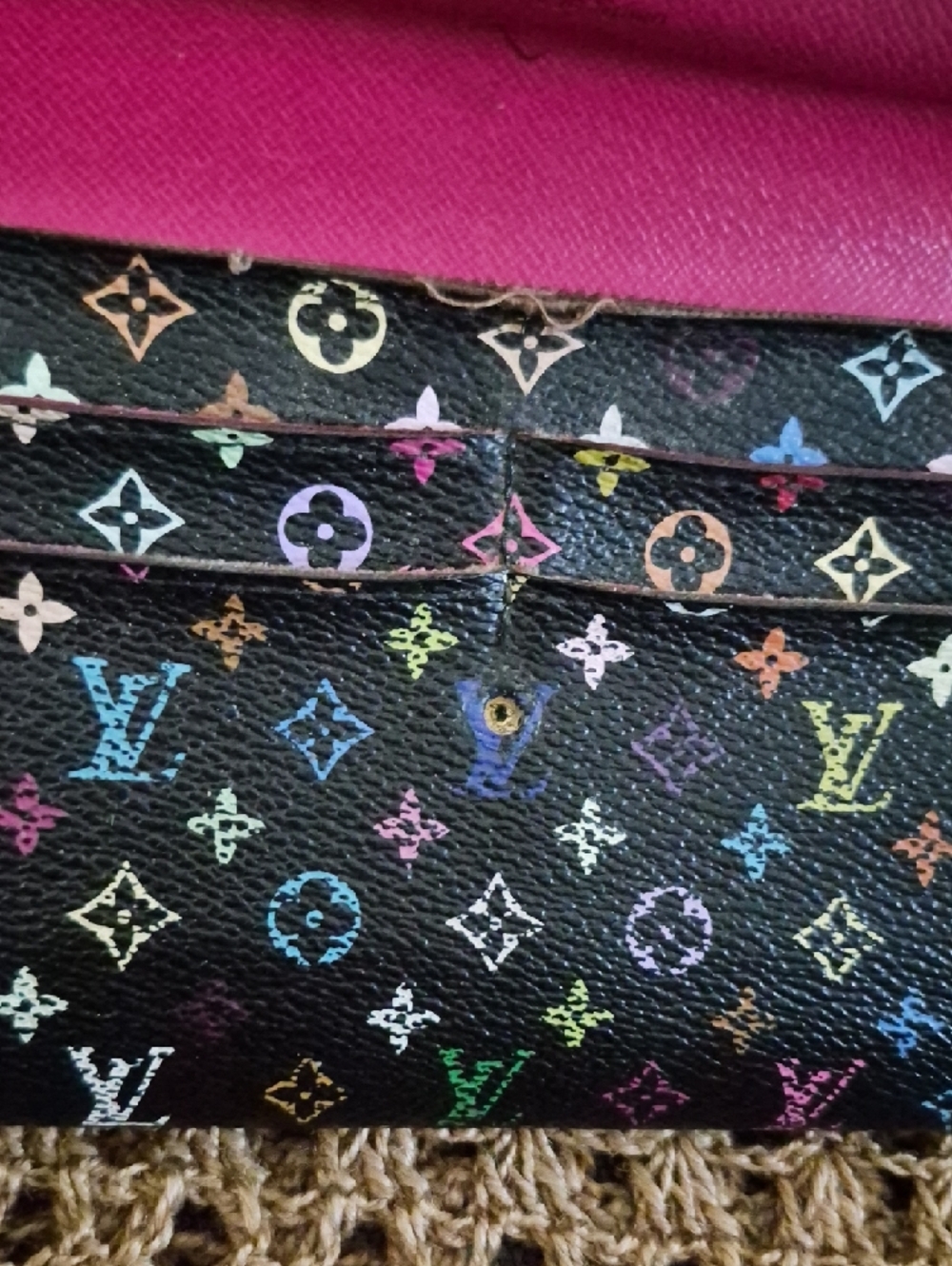 Authentic LV Black Murikami Monogram Wallet (Project Piece) - Picture 2 of 11